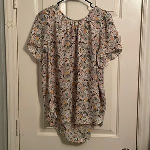 Lauren Conrad Floral Blouse